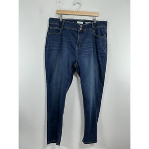 Womans Excellent Condition Angels Curvy Skinny Blue Jeans 24 W 0182/A-5